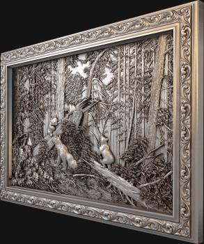 3D model Bears in the forest I. I. Shishkin (STL)