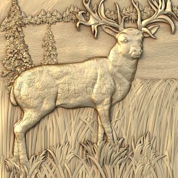 3D model Deer (STL)