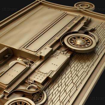 3D model Vintage car (STL)