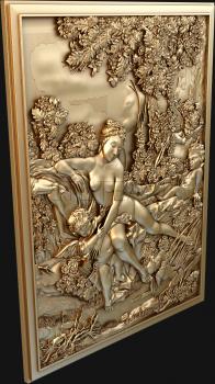 3D model Naiad and the angels (STL)