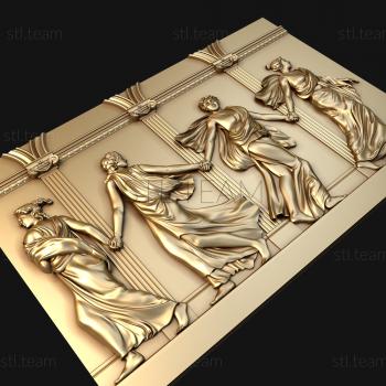 3D модель Греческие богини (STL)