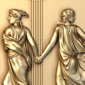 3D model Greek goddesses (STL)