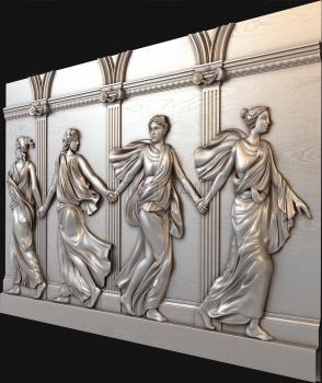 3D модель Греческие богини (STL)
