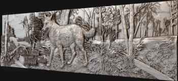3D модель Волк лес (STL)