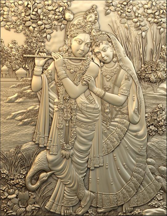 Панно художественные Индийские божества