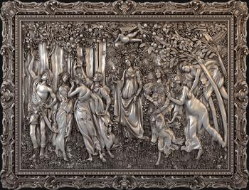 3D model Sandro Botticelli's Spring frame-1 (STL)