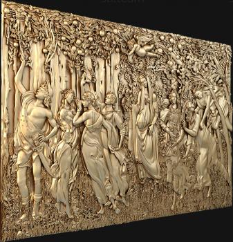 3D model Sandro Botticelli Spring unframed (STL)