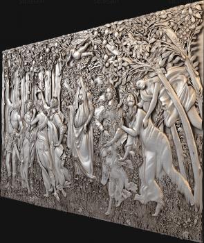 3D model Sandro Botticelli Spring unframed (STL)