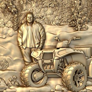 3D model Male forest atv (STL)