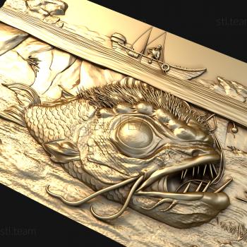 3D model Scary fish (STL)