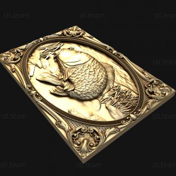 3D model Carp oval frame (STL)