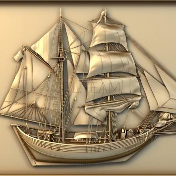 3D model Sailboat (STL)