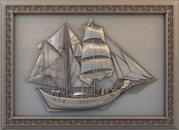 3D model Sailboat (STL)