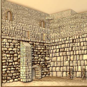 3D model Stone wall (STL)