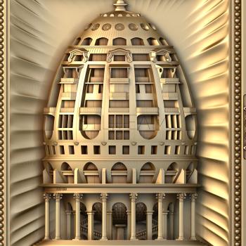 3D модель Дом-яйцо (STL)