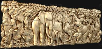 3D модель Слоны (STL)