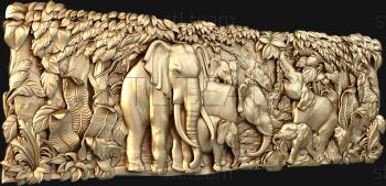 3D model Elephants (STL)