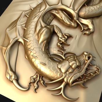 3D model Chinese dragon (STL)