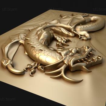 3D model Chinese dragon (STL)