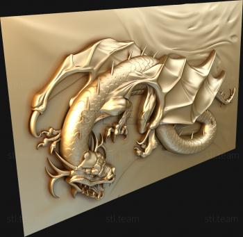 3D модель Китайский дракон (STL)