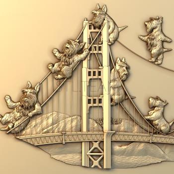 3D модель Собаки на лондонском мосту (STL)