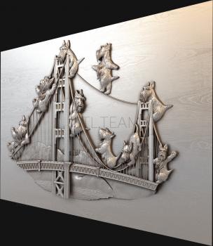 3D модель Собаки на лондонском мосту (STL)