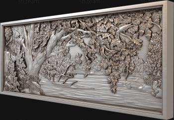 3D модель Дерево над водой (STL)