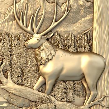 3D model Red deer (STL)