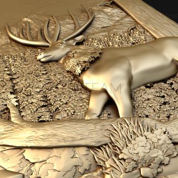 3D модель Благородный олень (STL)