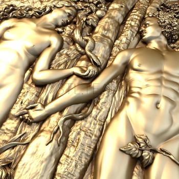 3D model Adam and eve (STL)