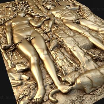 3D model Adam and eve (STL)