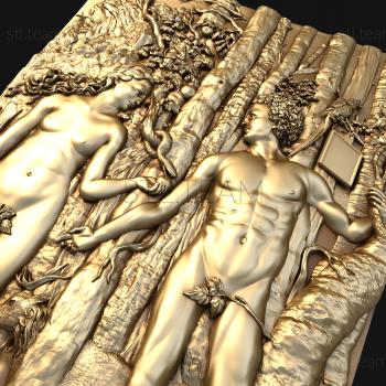 3D model Adam and eve (STL)