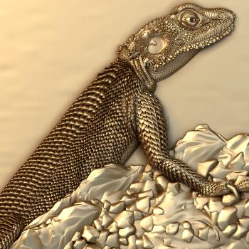 3D model Monitor lizard (STL)