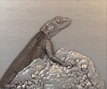 3D model Monitor lizard (STL)