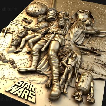 3D model Star wars (STL)
