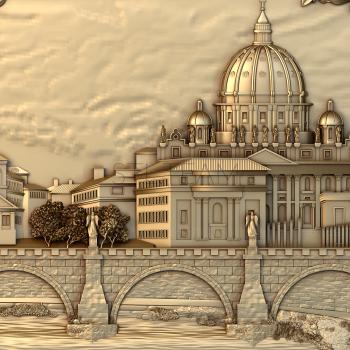 3D модель Храм у моста (STL)