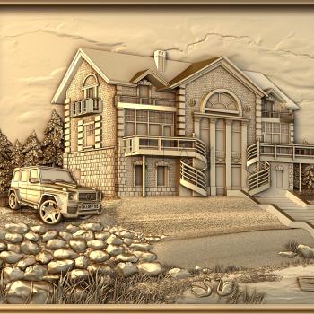 3D model Manor house (STL)