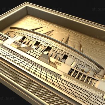 3D model Indoor stadium (STL)