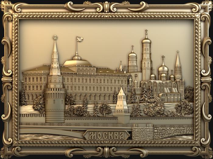 3D модель Москва (STL)
