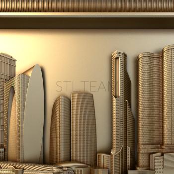 3D модель Москва сити (STL)