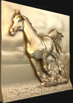 3D model The horse gallops (STL)