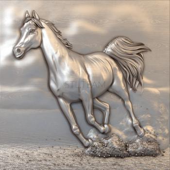 3D model The horse gallops (STL)