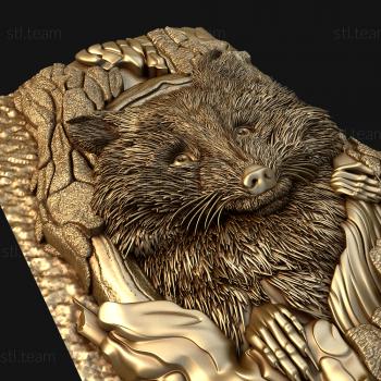 3D model Fluffy little animal (STL)