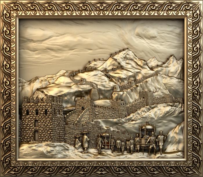 Панно художественные Крепость в горах