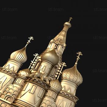 3D модель Храм в москве (STL)