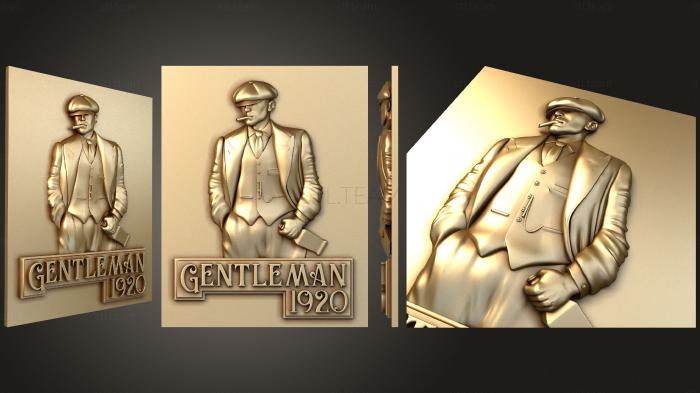 3D model Gentleman Early 20th century (STL)