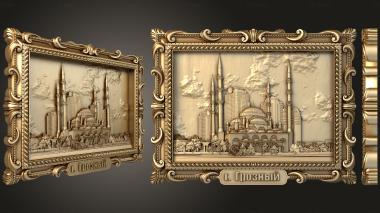 3D модель Панно мечеть . г Грозный (STL)