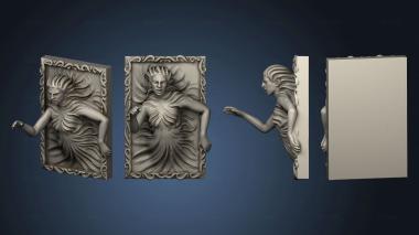 3D model Medieval Village Mirror (STL)