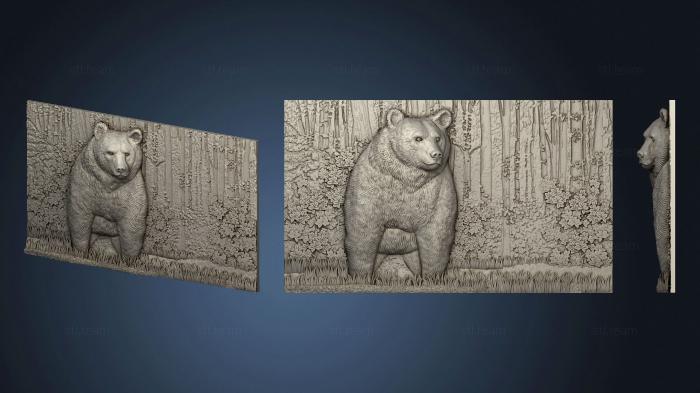 3D модель Медвель в лесу (STL)