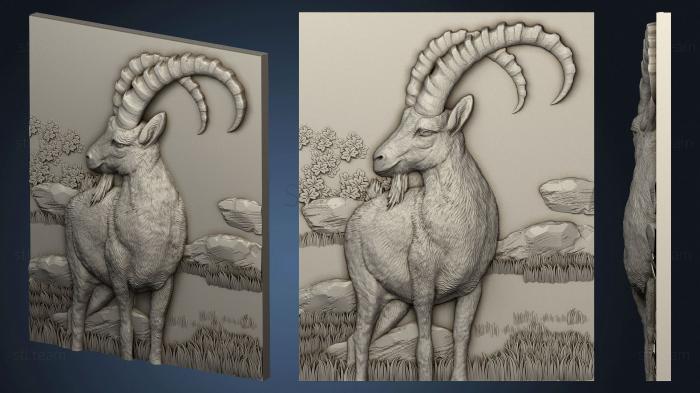 3D model Vintorogy goat (STL)